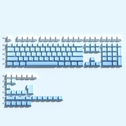 Gradient Blue PBT Keycap Set