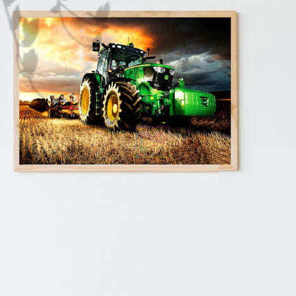 Diamond Painting Of Agricultural Tractor - Wnkrs