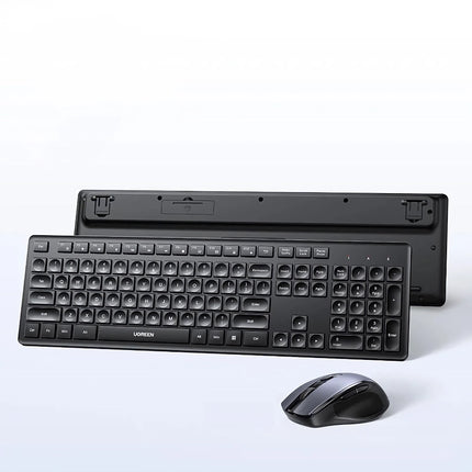 Ergonomic Wireless Keyboard Mouse Set with 4000DPI Optical Precision