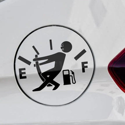 Universal Reflective Fuel Gauge Empty Decal - Wnkrs