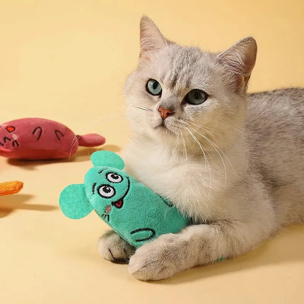 Jouet à mâcher interactif pour chat et chien - Peluche résistante aux morsures pour le nettoyage des dents et le plaisir