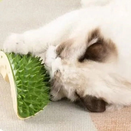 Multifunctional Durian Cat Toy Scratch Comb Massage - Wnkrs