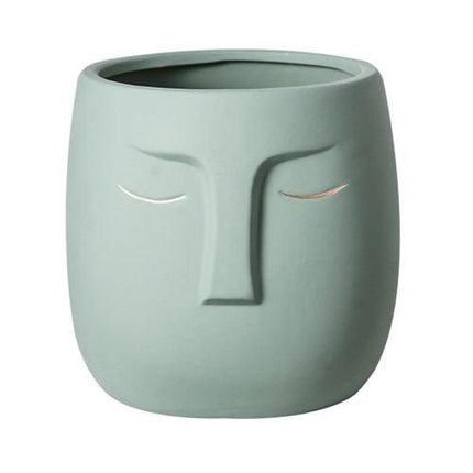 Charming European Style Ceramic Head Vase - Wnkrs