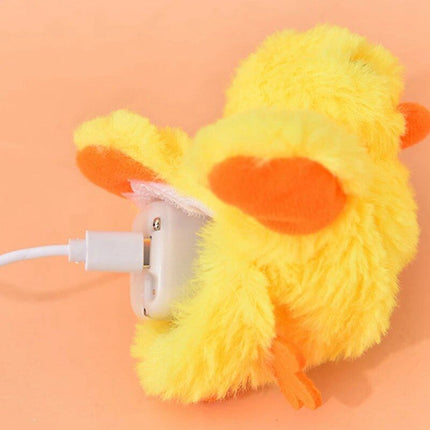 Interactive Electric Duck Toy for Cats: Flapping, Rechargeable, Bite-Resistant - Wnkrs