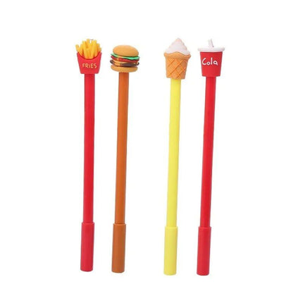 Cute Fast Food-Themed Gel Pen Set - Wnkrs