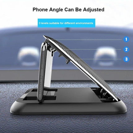 Universal Dashboard Car Phone Holder with Anti-Slip Silicone Suction - Wnkrs