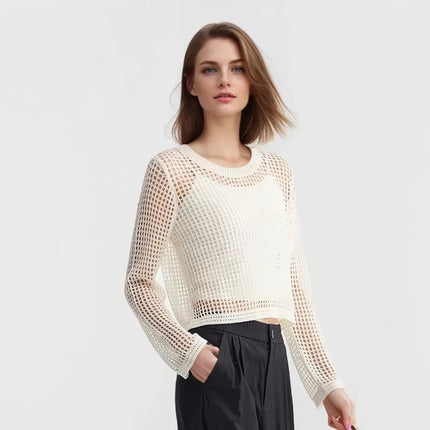 Elegant Women's Mesh Top