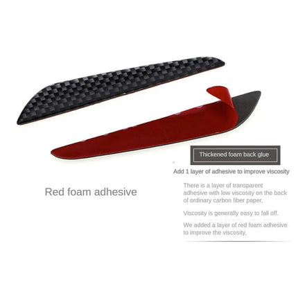 Universal Carbon Fiber Car Door Edge Guard Strips (4 Pcs) - Wnkrs