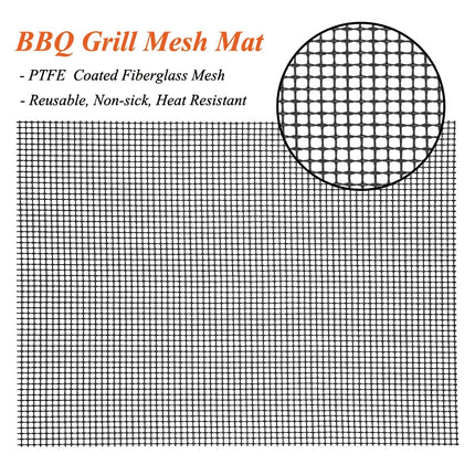 Tapis de cuisson antiadhésif réutilisable pour barbecue - Tapis de cuisson en PTFE résistant à la chaleur