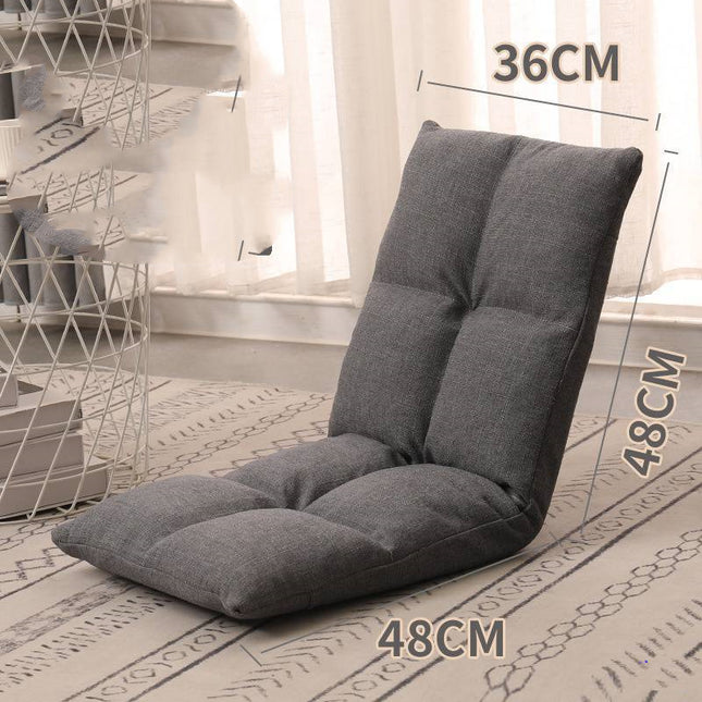 Bed Backrest Floor Small Sofa Folding Single Bay Window Computer Recliner - Wnkrs