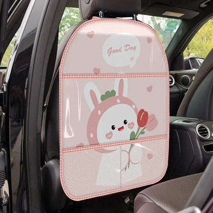 Waterproof Cartoon Car Seat Back Protector for Kids - Wnkrs