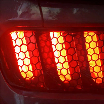 Universal Honeycomb Tail Light Vinyl Decals - Wnkrs