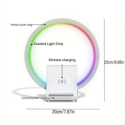 15W Dazzle Color Bluetooth Speaker with Wireless Charging - Wnkrs