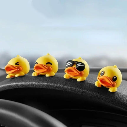 Cute Yellow Duck Car Decoration - Wnkrs