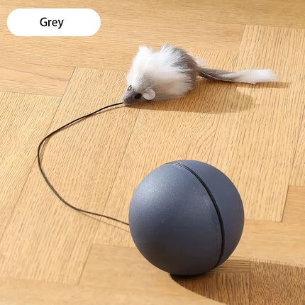 Jouets pour chat Madden - Bâton de souris taquin automatique et balle électrique pour chat pour dépenser de l'énergie