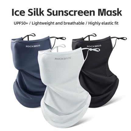 Summer Ice Silk UV Mask - Breathable Face & Neck Protection Bandana