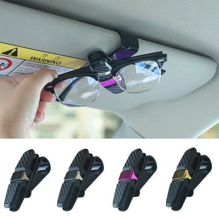 Universal Car Sun Visor Glasses Holder with Card Clip - Wnkrs