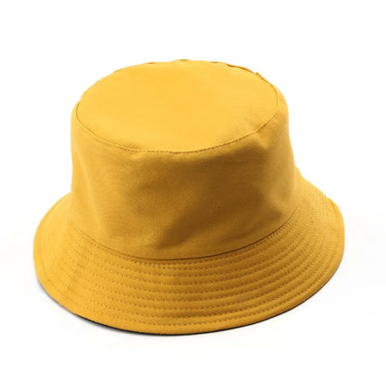 Chapeau bob réversible classique en coton noir – Casquette de soleil décontractée pour les aventures en plein air