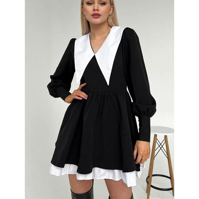 Robe de soirée mini à épissures