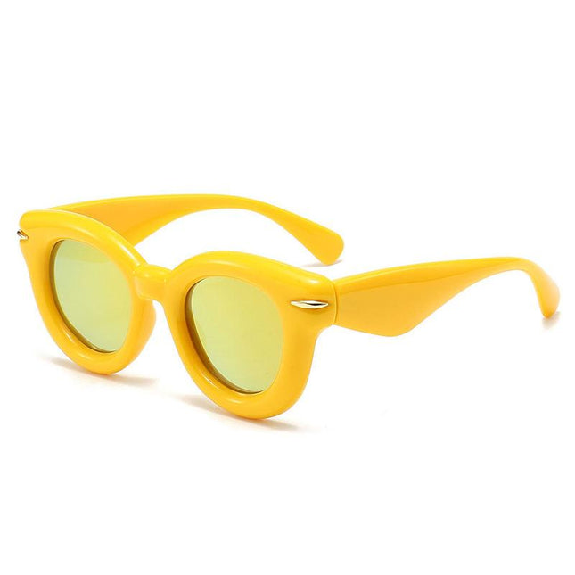 Lunettes de soleil rondes punk