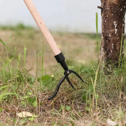 Arrache-mauvaises herbes efficace avec griffe en aluminium pour jardin et pelouse