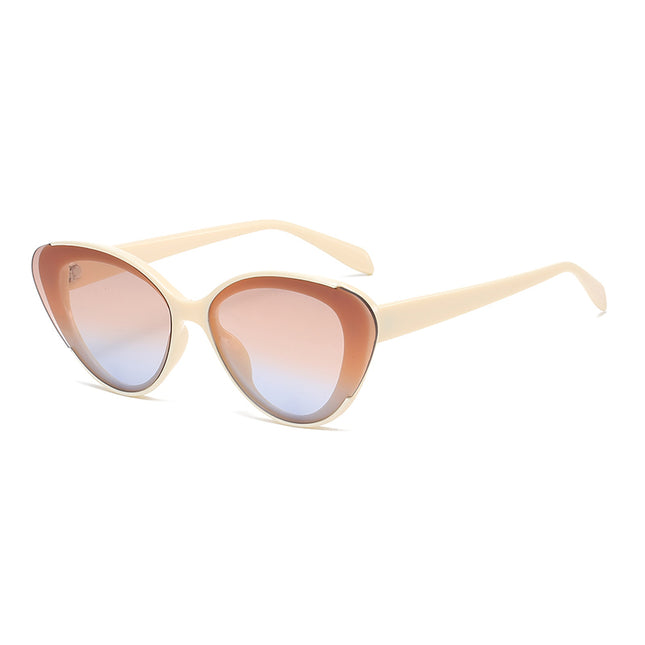 Lunettes de soleil tendance œil de chat dégradées pour femmes - Protection UV400