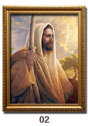 Jesus Portrait Immanuel Lord Christian Decorative Painting - Wnkrs