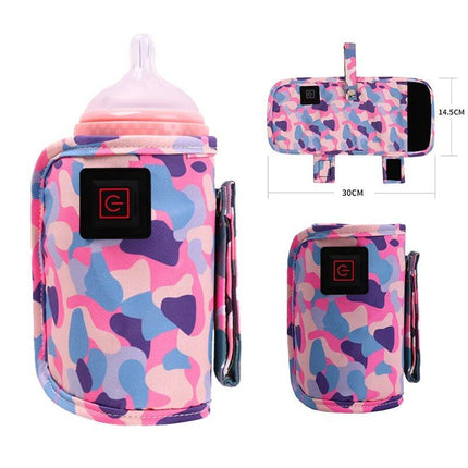 USB-Enabled Baby Bottle Warmer Bag: Travel & Stroller Insulated Thermal Pouch - Wnkrs