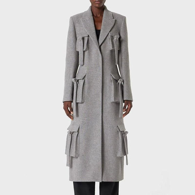 Trench-coat coupe-vent patchwork chic pour femme