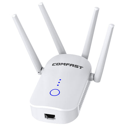 Repetidor inalámbrico de 2,4 GHz y 5 GHz con 4 antenas y extensor WiFi de banda dual de 1200 Mbps