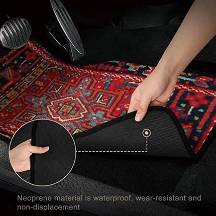 Persian Rug-Style Car Floor Mats - A Set of 4 - Wnkrs