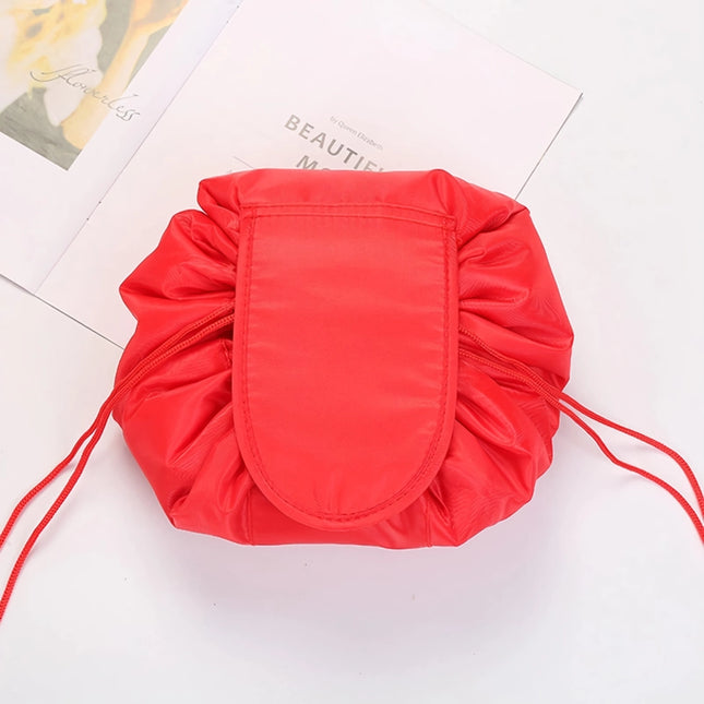 Bolsa de maquillaje portátil impermeable y organizador de viaje para mujer