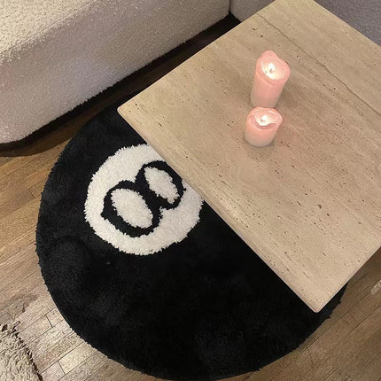 Halloween 8 Ball Rug