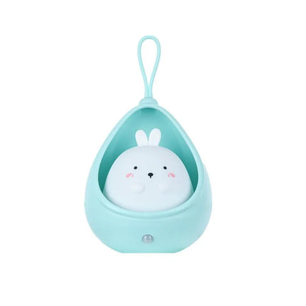 Veilleuse LED en forme d'animal mignon avec capteur à induction humaine – Lampe murale rechargeable par USB pour enfants