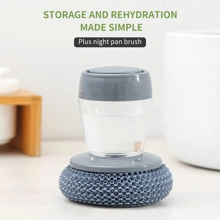 Automatic Soap Dispensing Kitchen Brush for Pans | Eco-Friendly & Powerful Cleaning Tool