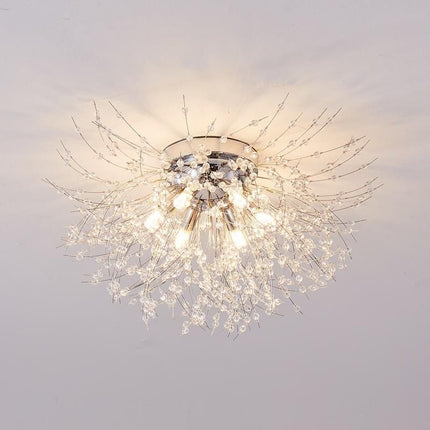 Elegant Gold/Silver Crystal LED Ceiling Light - Wnkrs