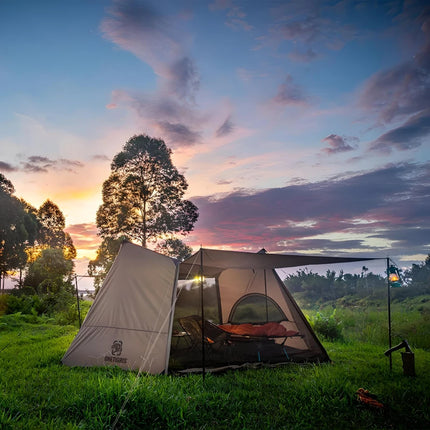 Tente de camping d'extérieur polyvalente pour deux