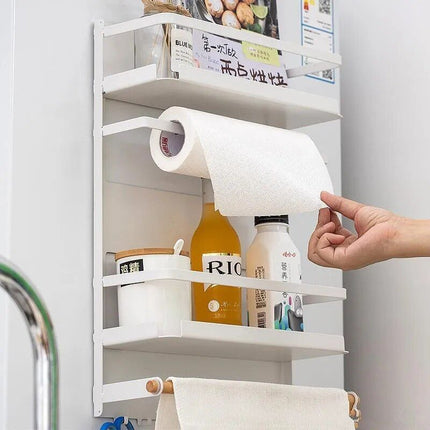 Magnet Fridge Shelf Magnetic Paper Towel Holder - Wnkrs