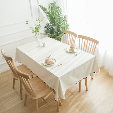 Mantel elegante de algodón y lino para todas las ocasiones