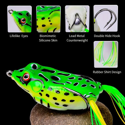 Ensemble de leurres souples Topwater Frog