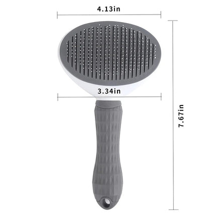 Peigne de toilettage pour animaux de compagnie de luxe - Brosse en acier inoxydable pour chats et chiens