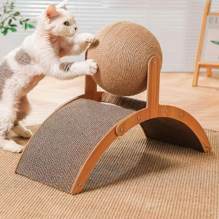 Planche à gratter résistante à l'usure pour chat et jouet en corde de sisal