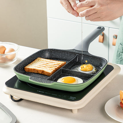 Bamboo Bluestone Breakfast Omelette Pan Induction Cooker Universal - Wnkrs