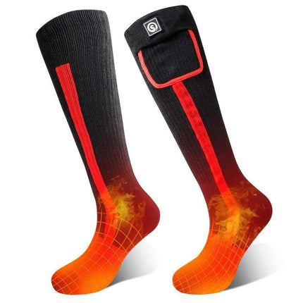 Rechargeable Thermal Ski Socks with 3-Zone Heating - Wnkrs