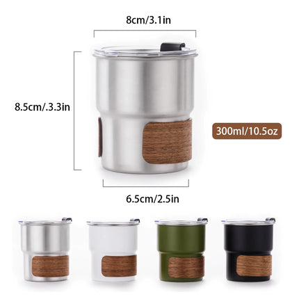 Portable Stainless Steel Camping Coffee Mug