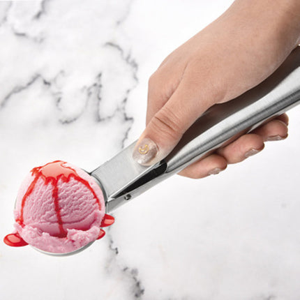 Ice Cream Scoops Stacks Stainless Steel Ice Cream Digger Non-Stick Fruit Ice Ball Maker Watermelon Ice Cream Spoon Tool - Wnkrs