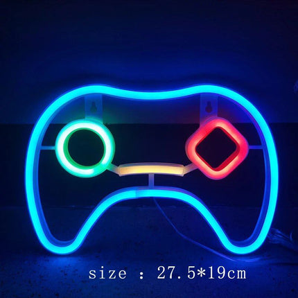 USB-Powered Neon Gaming Icon Light - Wnkrs