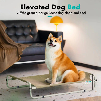 Elevated Dog Bed with Sturdy Double Rod - Wnkrs