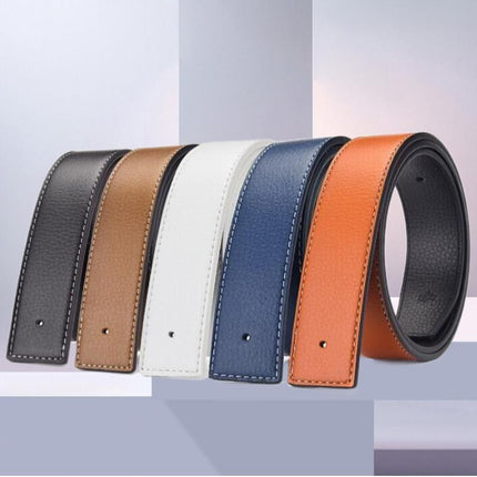 Ceinture de luxe en cuir véritable pour homme