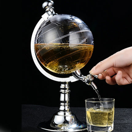 Novelty Globe Wine Decanters Drink Dispenser For Alcohol 1.5L Drinking Game Beer Liquor Dispenser Strainers Bar Accessories New - Wnkrs